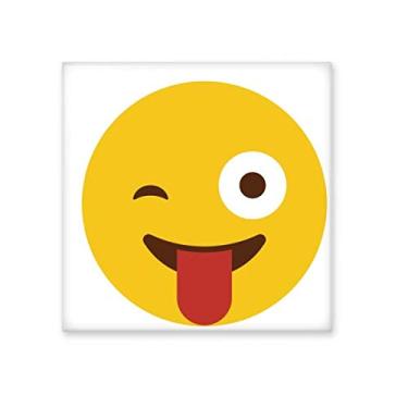 Imagem de Blink Smile Face Illustration Pattern Ceramic Tile Glossy Decal Glazed Brick Adorn Stone