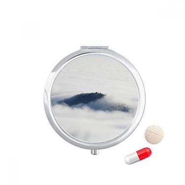 Imagem de Clouds Fog Sky Mountain Nature Forest Caixa de armazenamento de remédios
