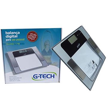 Imagem de Balança Corporal Digital De Banheiro Vidro Temperado G-tech