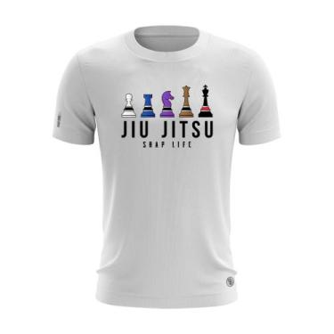 Imagem de Camiseta Jiu Jitsu Xadrez Cavalo King Bjj Shap Life Academia