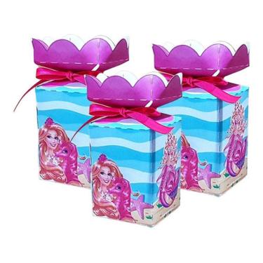 Imagem de 30 Caixa Meia Bala  Barbie Sereia