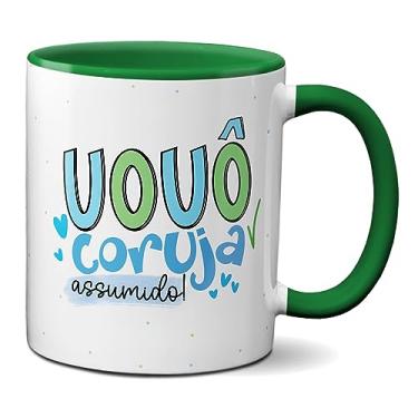 Imagem de Caneca Feliz Dia Dos Avós Presente Vovô Coruja Assumido! (Verde)