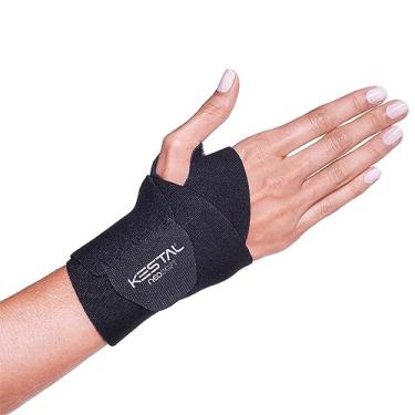 Imagem de Kestal Munhequeira Ajustável Neosoft, protetor de punho, órtese Preto, Único ajustável