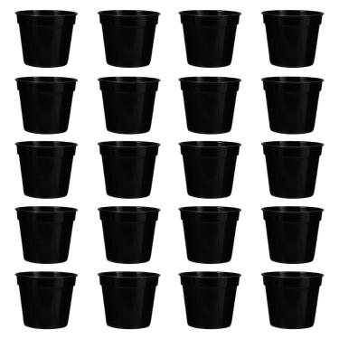 Imagem de 20 Unidades Vaso De Flores De Plástico Plantador De Jardinagem Orifício De Drenagem Do Plantador Mini Pote Planta De Plástico Vasos Para Plantas Plantar Tigela Suculenta