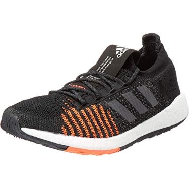 Imagem de adidas Tênis de corrida unissex infantil Pulseboost Hd, Preto/cinza/vermelho solar, 6.5 Big Kid
