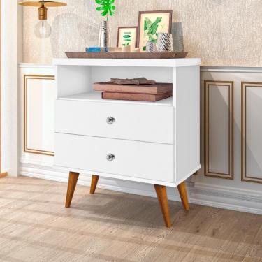 Imagem de Mesa de Mesa de Cabeceira 2 Gavetas Status JA Móveis