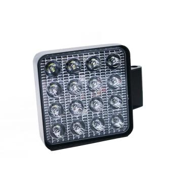 Imagem de FAROL LED TECH ONE 12V/24V 6000K 48W 16 LEDS QUADRADO