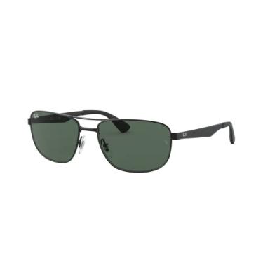 Imagem de Óculos de Sol Ray-Ban 0RB3528 006/71 Tam 61 / Preto Fosco - Lentes Verde Escuro