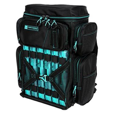 Imagem de Mochila Evolution Fishing Drift Series Tackle – Espuma do mar, tamanho 3600, mochila ao ar livre com 6 bandejas de equipamentos de pesca, mosca de chuva embutida, mochila de pesca resistente, estojo