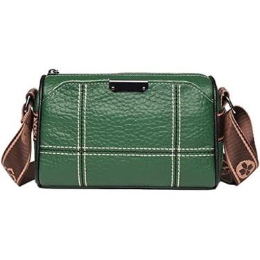 Imagem de Sacos crossbody bolsa de ombro pequena para mulheres couro do plutônio senhoras bolsas multiuso sacos do mensageiro para o trabalho viagem escritório festa, verde