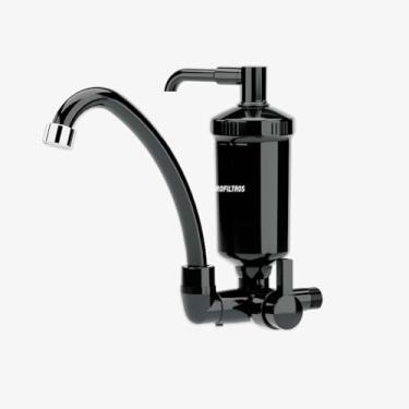 Imagem de Hidrofiltros - Torneira de Cozinha Parede Pop com Filtro Purificador de Água Preta Hidrofiltros