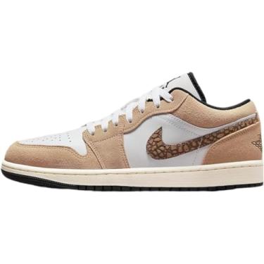 Imagem de Nike Tênis masculino Air Jordan 1 Low, Cânhamo/Lt Britânico Tan-Branco, 10