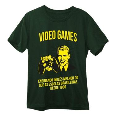 Imagem de Camiseta Jogos Gamer Nerd Anime Blusa Adulta Geek - Arena