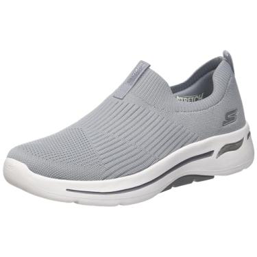 Imagem de Skechers Tênis feminino Go Walk Arch Fit Iconic, Cinza, 41