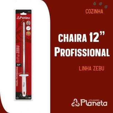 Imagem de Chaira Profissional Amolador De Facas 12'' Linha Zebu - Planeta Utilid