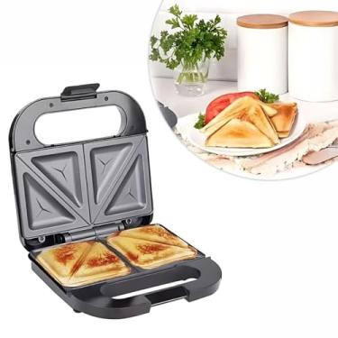Imagem de Sanduicheira Eletrica Prensa Para Lanches Tostex Elétrico Misteira Tostequeira Torradeira Maquina De Fazer Misto Quente Sanduiche Tostadeira 220V