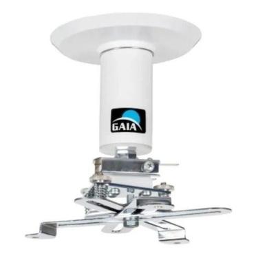 Imagem de Suporte Universal de Teto para Projetor Gaia GSP-111 Branco