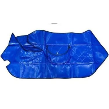 Imagem de Forro do Capô do Motor (Capuzinho) em VERNIZ para Caminhão MB - Azul  