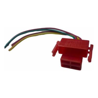 Imagem de Conector chicote 4 pinos do rele de partida motos honda - Allen