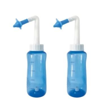 Imagem de Kit 2 Higienizador Nasal Lavar Nariz Garrafa Irrigador