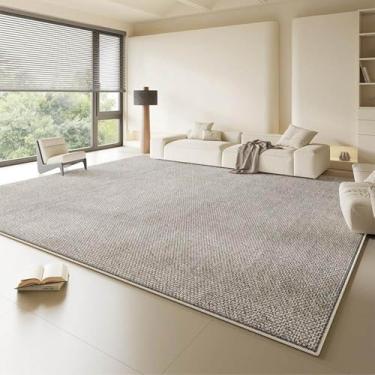 Imagem de Tapete de textura simples de cor pura, tapetes decorativos minimalistas de luxo, tapetes para sala de estar, tapetes fáceis de limpar para quarto, YHT165, A, 300x400CM