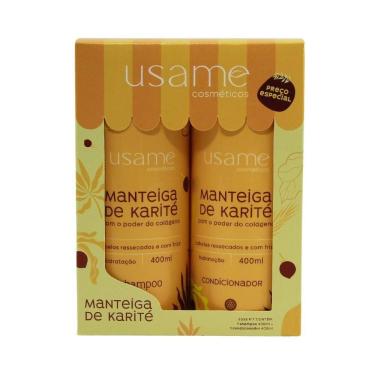 Imagem de KIT Shampoo + Condicionador USAME Manteiga de Karité - 400ml