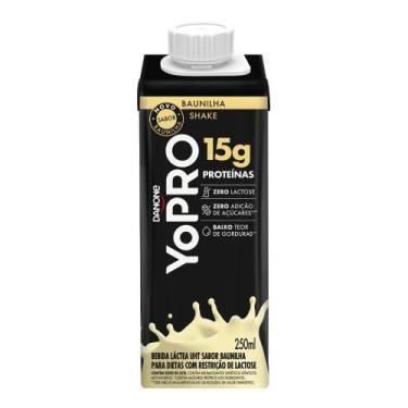 Imagem de YoPRO Bebida Láctea UHT Milkshake de Baunilha 15g de proteínas 250ml -
