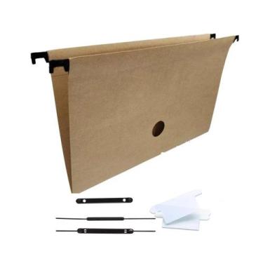 Imagem de Caixa De Pasta Suspensa Para Arquivo Morto Com 100 Unidades - T10 Offi