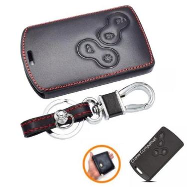 Imagem de Capa couro chave cartão presencial renault captur sce life fluence pri