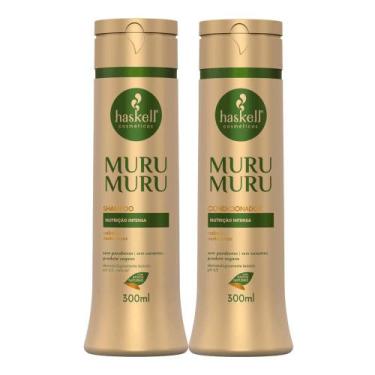 Imagem de Kit Shampoo e Condicionador para Nutrição e Recuperação Haskell MuruMu