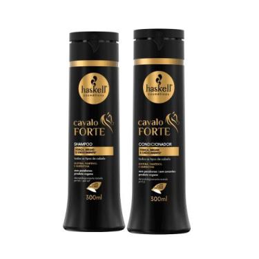 Imagem de Kit Shampoo e Condicionador para Crescimento e Hidratação Haskell Cava