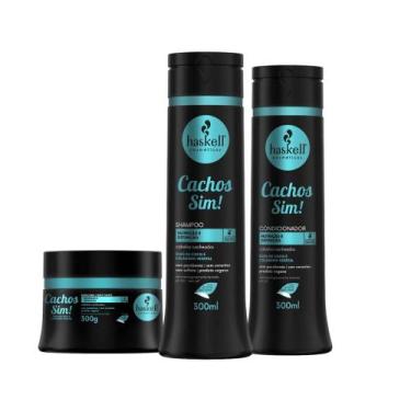 Imagem de Kit Shampoo Condicionador e Máscara Cachos Sim! Nutrição e Definição H