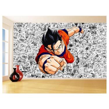 Imagem de Papel De Parede 3D Dragon Ball Goku Gohan Anime 3,5M Dbz601 - Você Dec