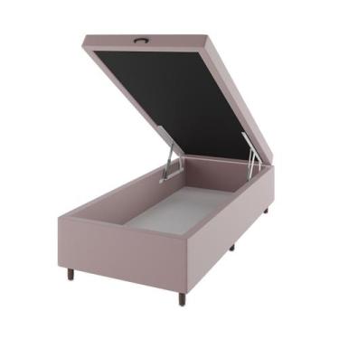 Imagem de Base Box Bau Solteiro Cairo (43x88x188cm) Turkey Rose - Casa Giulia - 