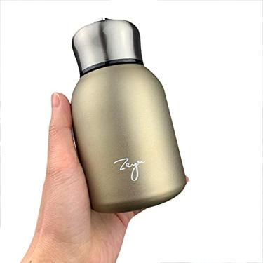 Imagem de Garrafa térmica portátil à prova de vazamento, moderna, leve, de aço idável, para água, para homens, mulheres, escritório, escola (300ml/10oz, várias cores opcionais)