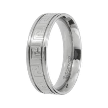 Imagem de Aliança de Namoro Greek 6.5mm - Convex, 10