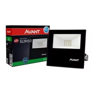 Imagem de Refletor Led Avant 10w Luz Verde Bivolt Preto