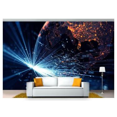 Imagem de Papel De Parede Tecnologia Finanças Computação 7,50M² Tec11 - Você Dec