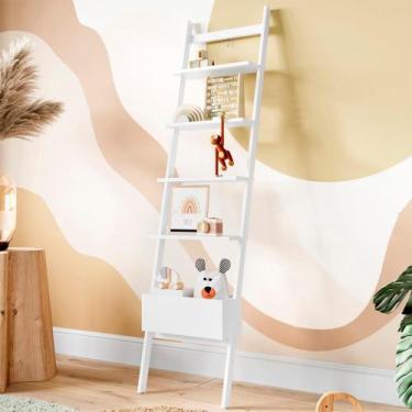 Imagem de Estante Escada Coleção Sambalelê Divicar, branco