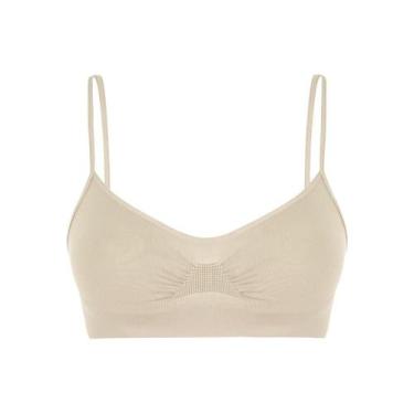 Imagem de Top Clássico Sem Costura Loba Lupo (41100-001) Microfibra, Natural, GG