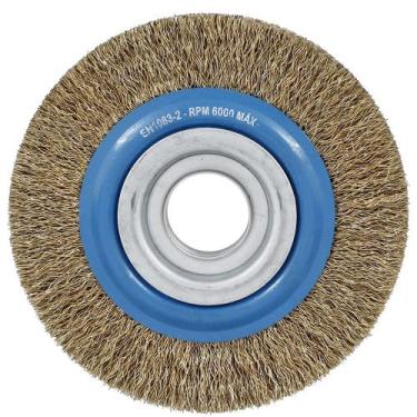 Imagem de Escova Circular Ondulada De Aço Latonado 152,4X19mm Norton 69957307712