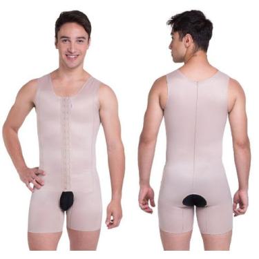 Imagem de Cinta Masculina Pós Cirúrgica Operatório Cirúrgico Ginecomastia Abdomi