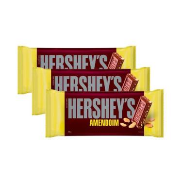 Imagem de Kit 3 Chocolate Hershey's Amendoim 75g - Hersheys