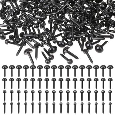 Imagem de Small Safety Eyes for Crocheting, 500PCS Plastic Doll Eyes Mini Stuffed Crochet Eyes 3mm 4mm 5mm 6mm Black Eyes for Crochet Animals Needle Felting Bears Stuffed Doll and Plush Animal (Various Sizes)
