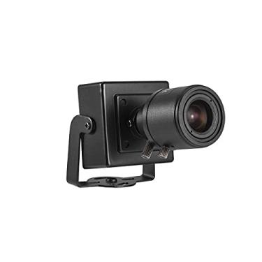 Imagem de REVOTECH Zoom Mini Câmera IP de segurança, câmera interna HD de 3 MP, lente de zoom manual de 6 a 22 mm, visualização remota, câmera de vídeo CCTV H.265 (I712-2 preta)