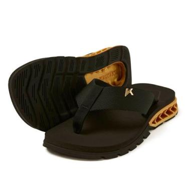 Imagem de Chinelo sandália kenner rakka gold original adulto, Preto, 38