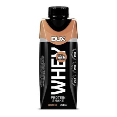 Imagem de Bebida Láctea UHT Whey Protein Shake Dux Sabor Cookies com 15g de Prot