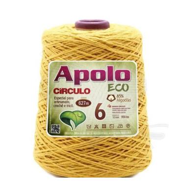 Imagem de Barbante Apolo Eco 6 Círculo 600g - 1660 Amarelo - CIRCULO