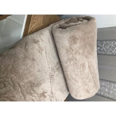 Imagem de Manta de Microfibra Antialérigca - MFF ENXOVAIS & J.F, Bege , SOLTEIRO