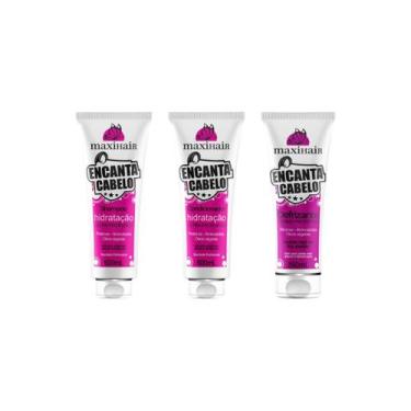 Imagem de Kit Encanto Cabelo Maxihair Shamp+Cond+Defrizante - Maxi Hair